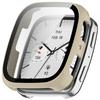 Uhrgehäuse mit gehärtetem Glasfilm für Active 2 Quadratischer Schutzabdeckung Smartwatch-Bildschirmschutzfolie Uhrschale