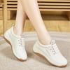 Spring Wedge-heeled Women's Commuter Comfortable Soft-soled Sports Middle-aged Mother Single Shoes
