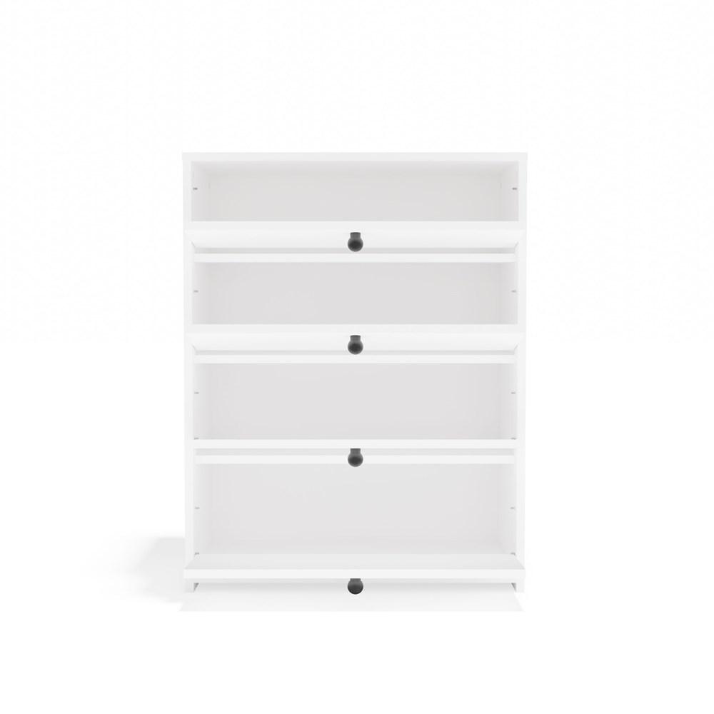 Loka White Shoe Cabinet