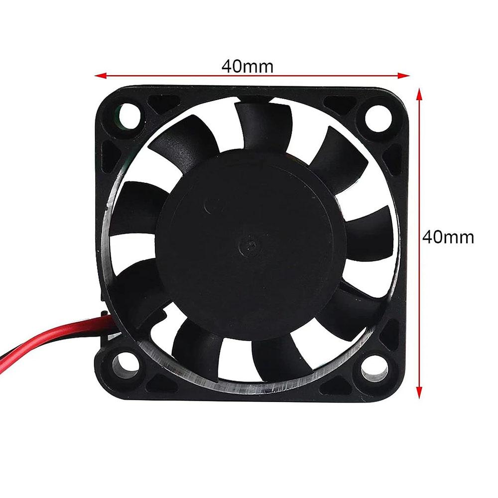 1 stk 40*40*10mm Kjøling Datamaskin Liten Vifte DC Børsteløs PC CPU Mini Stille Vifte