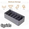 Socks Underwear Organizer Storage Box Washable Odorless Storage Box Drawer Organizer for Lingerie Bras Socks Leggings Organizers