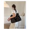 Women Vintage Pleated DenimTote Bag for Daily Commute