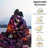 1 Stück The Nightmare Before Christmas Druckdecke - Weiche Ganzjahres-Kuscheldecke für Wohnzimmer, Schlafzimmer, Personalisierbares Geschenk mit entzückendem Cartoon-Design
