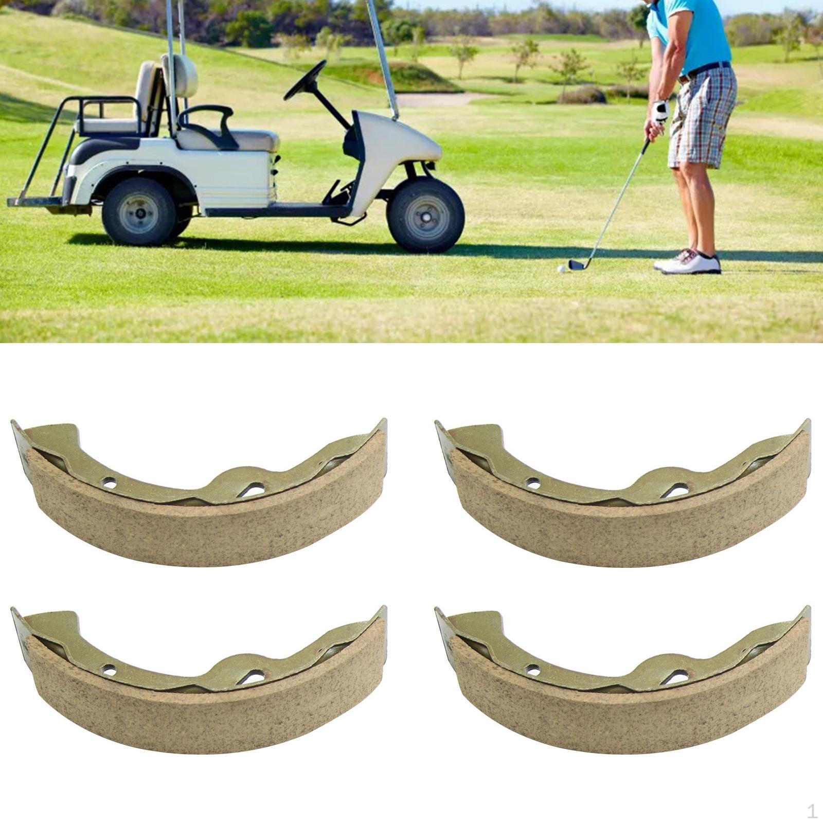 

Brake Shoes Replacement Parts 4Pcs Shoe Pads Components Golf Carts 1997+ for