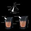 50pcs Reusable Drink Bags Leak-Proof for Travel Outdoor Sports Spout Pouch Bag