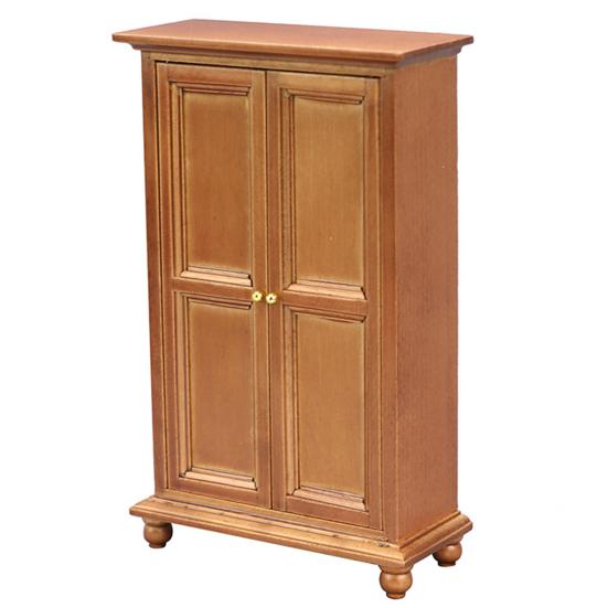 3D Comfortable Hand Feeling Stunning Lightweight Mini Model Upright Wardrobe Miniature Wooden