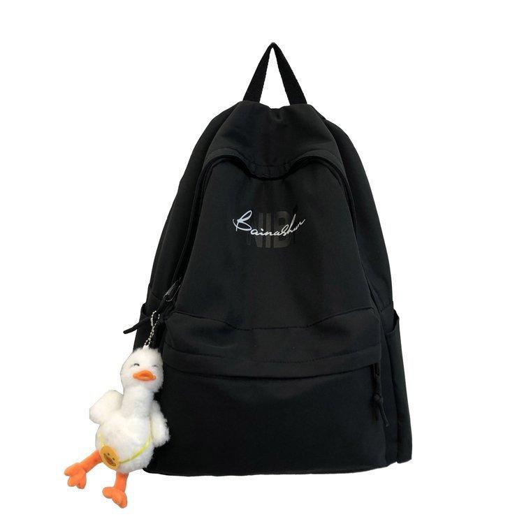 Schoolbag New Trendy Cool Junior High School Girls Ins Large Capacity Trendy Fashion Versatile Sports Travel Computer Backpack