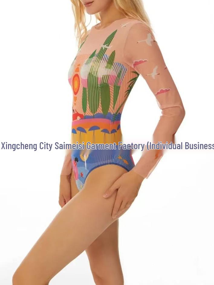 Women's Mesh Sun Protection Swimsuit