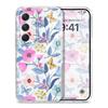 Vitality Flower Transparent Phone Case For Samsung Galaxy A73 A72 A54 A53 A52 A34 A33 A24 A23 A14 A13 A12 A04S A03 TPU Cover