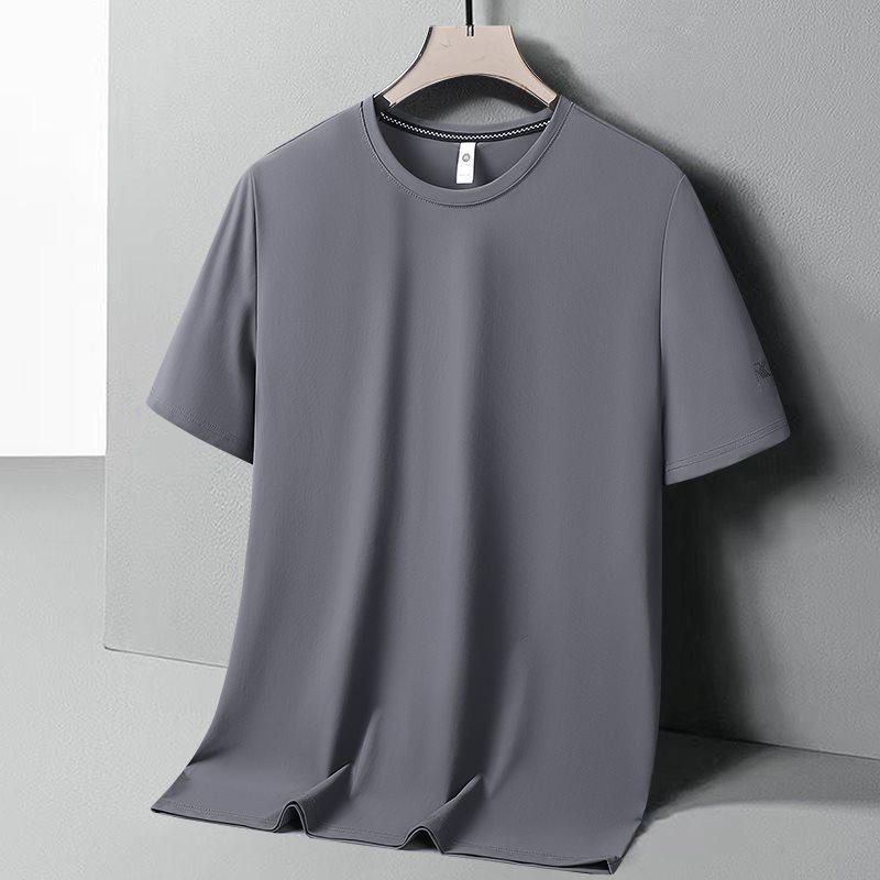 Heren 2025 Zomer Sneldrogend IJszijde T-shirt voor Buiten Basketbal Fitness