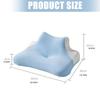 Ergonomic 3 In 1 Cotton Support Designed For Sleeping Backrest And Foot Pad