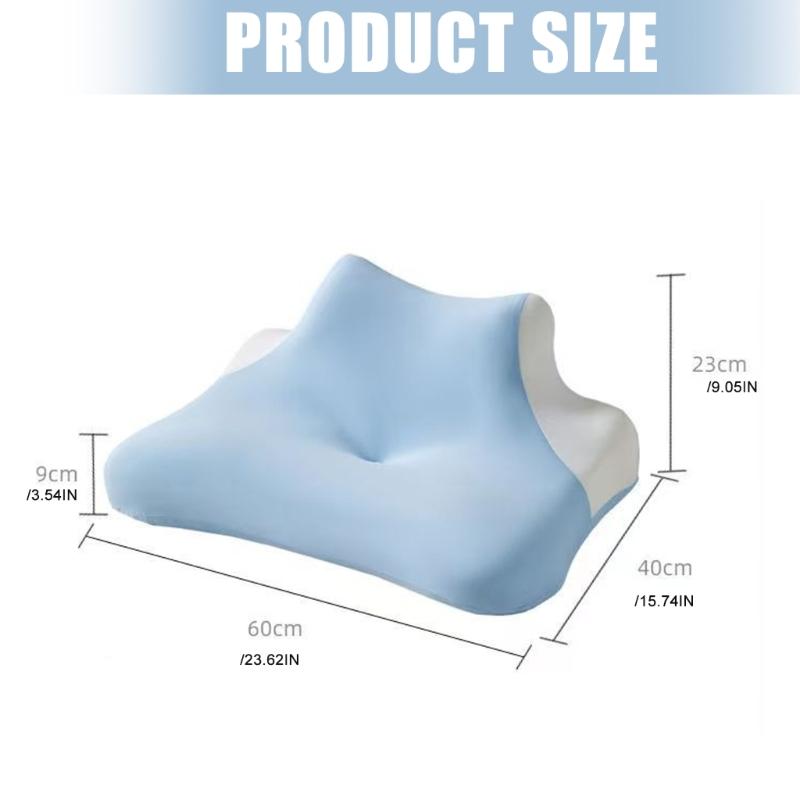 Ergonomic 3 In 1 Cotton Support Designed For Sleeping Backrest And Foot Pad