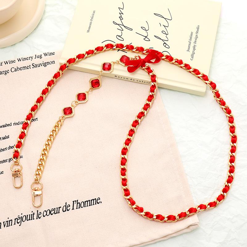 Mobile Phone Chain Bow Portable Chain Bag Replacement Messenger Chain Anti-lost Mobile Phone Hanging Chain