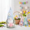 With Easter Egg Easter Bunny Gnome Faceless Feature Easter Elf Decorations  Indoor Decoration