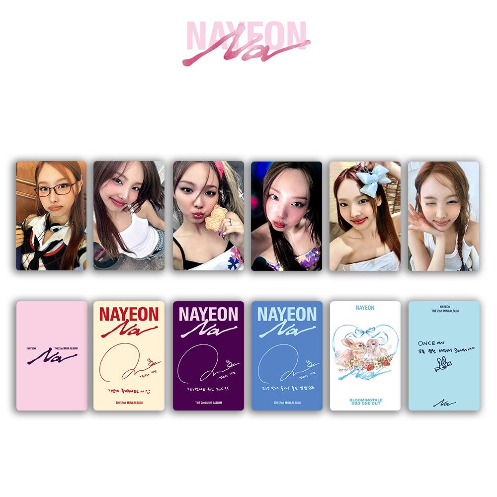 NAYEON Solo Album Photocard: ABCD Random TWICE Face Card