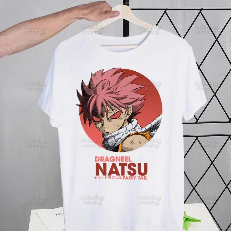 Fairy Tail Guild Men's T-shirts Funny Hip Hop Summer Women Men Tshirts Ulzzang Harajuku Cartoon Anime Natsu Zodiac T-Shirt Shirt