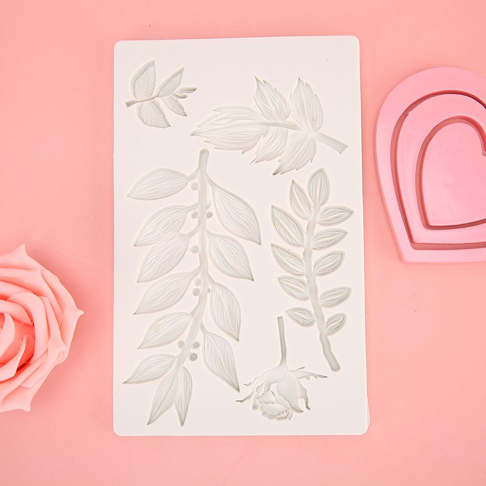 Branch Flower Vine Pattern Silicone Cake Mold Chocolate Fondant Baking Decorating Mould