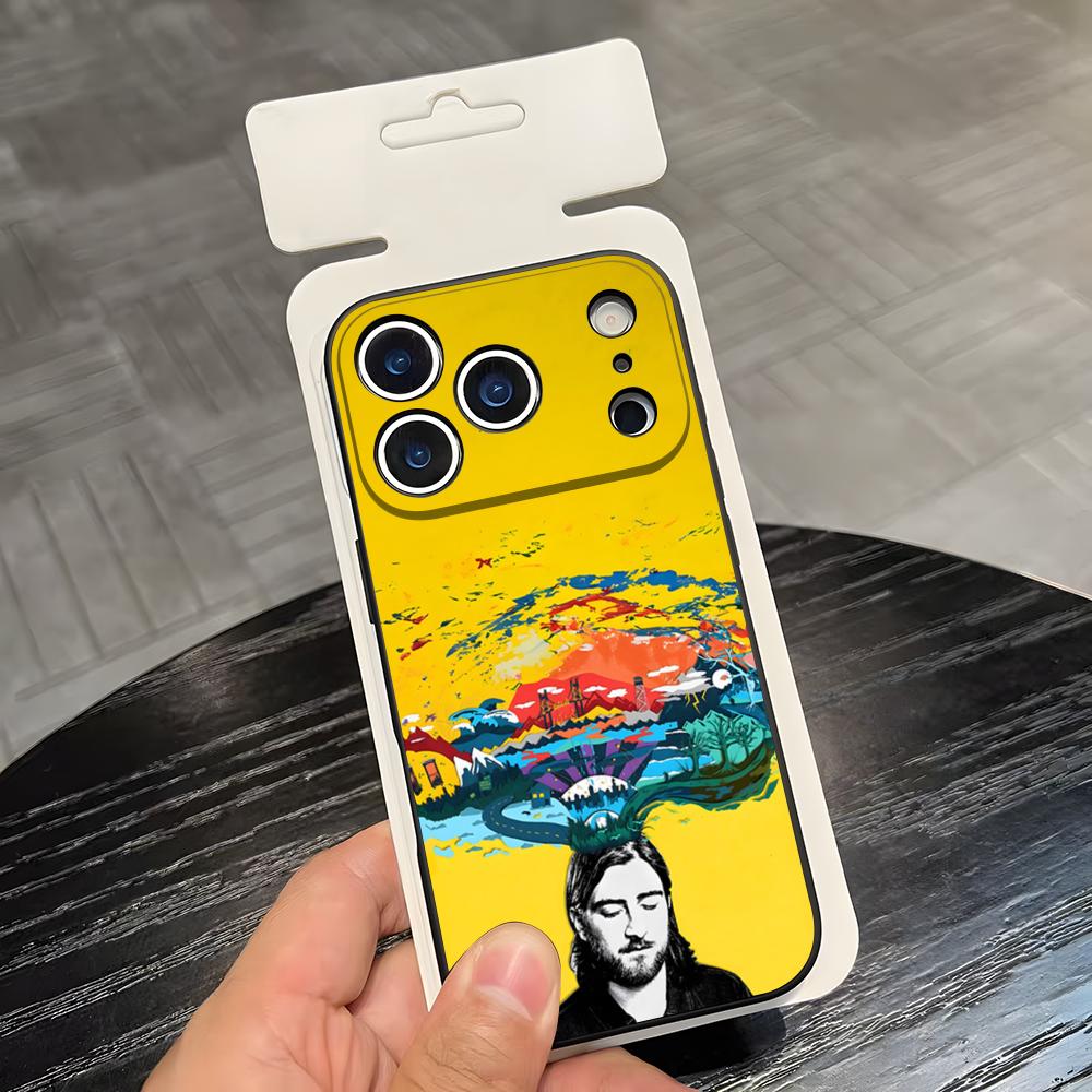 

N-Noah Kahan Stick Season Phone Case For IPhone 17 Air 16 E Pro Max 15 14 13 Mini 12 Pro 11 Max Plus Black Soft Shell iPhone 15 Pro