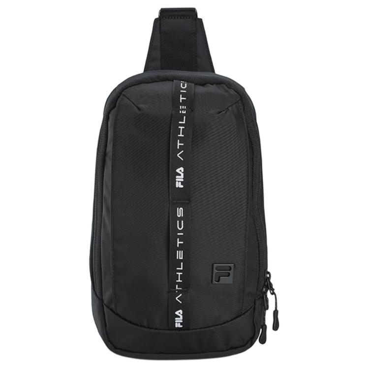 New FILA Fitness Series Fabric Sling Bag Men's Jet Black A13M521108FBK