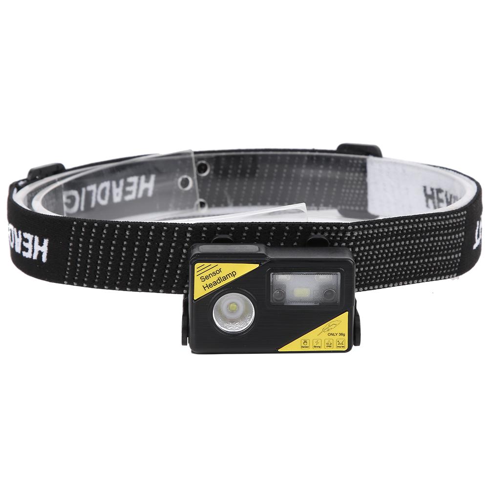 

K180 LED Lightweight USB Charging Headlamp Hat Clip Integrated Induction Strong Light