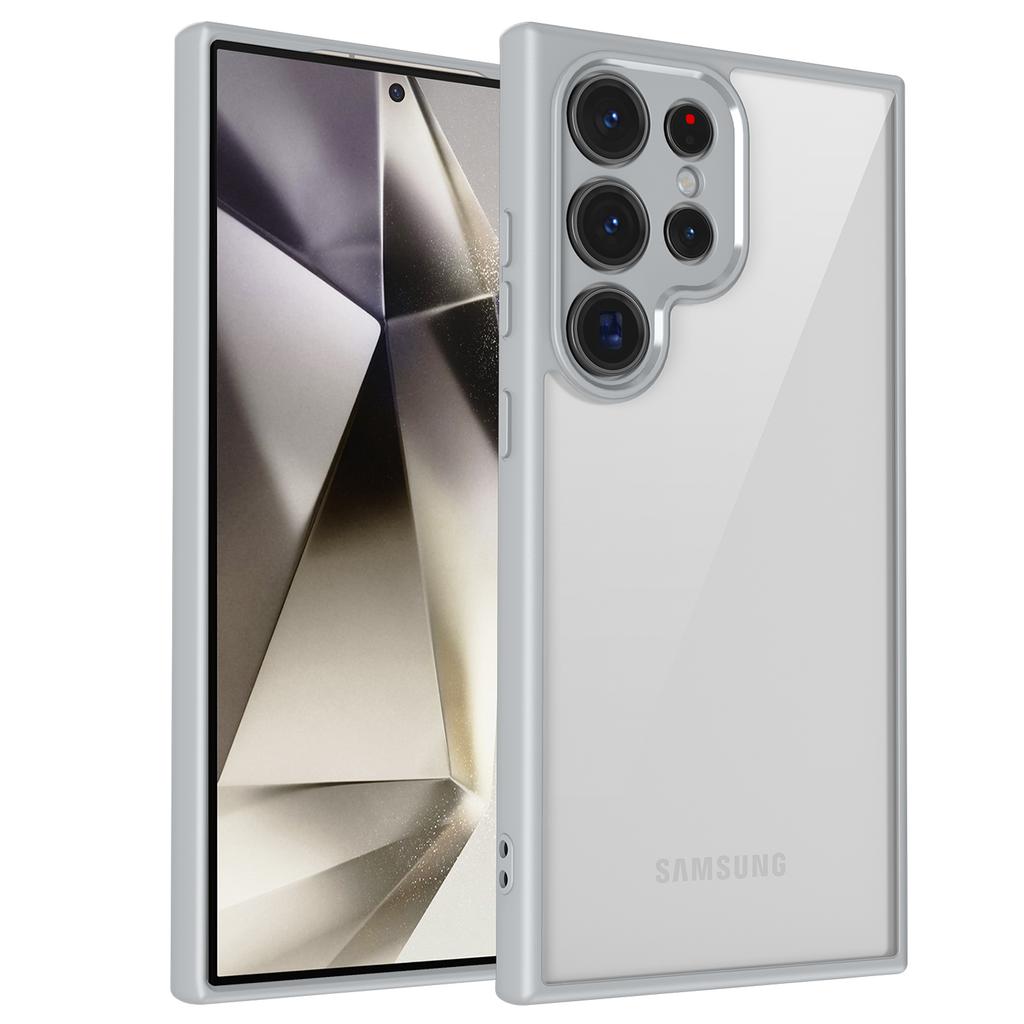 For Samsung Galaxy S25 Ultra Case Matte Skin Touch Clear PC + TPU Shockproof Phone Back Cover