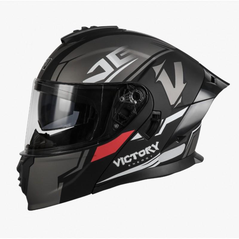 Full Face Motorcycle Helmet With Flip-Up Visor DOT CCC Certified Adult Men Breathable ABS Street Riding