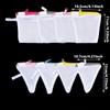Square Triangle Laundry Pod Bag Thick Polyester Mesh Pouch For Laundry Detergent Pods Scent Beads Daily Item Storage Arrangement
