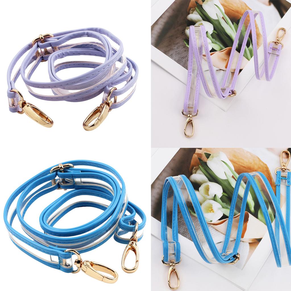 Crossbody Handle Fashionable Strap Long Shoulder Belt Long PVC Strap Comfortable Bag Handle for DIY Customization