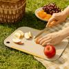 Non-Slip Double-Sided Cutting Board Portable Baby Food Board Folding Cutting Board  Kitchen Use