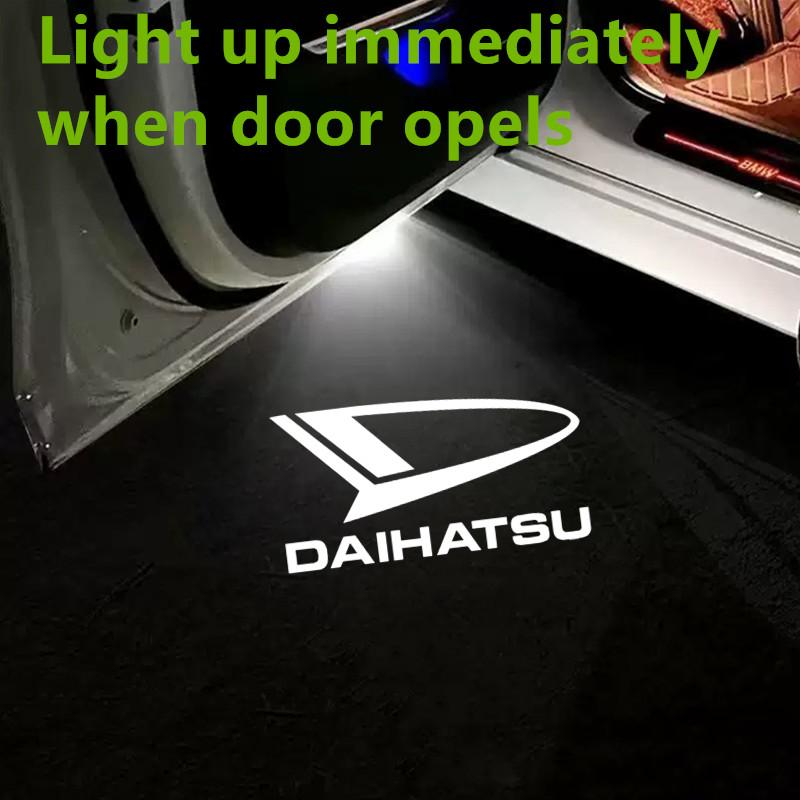 

2pcs For Daihatsu Terios Mira Copen Charade Rocky YRV Feroza LED Car Door Logo Projector Light Accessories