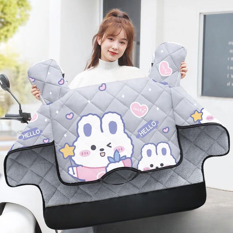 Strawberry Bear Winter Windproof Scooter Blanket