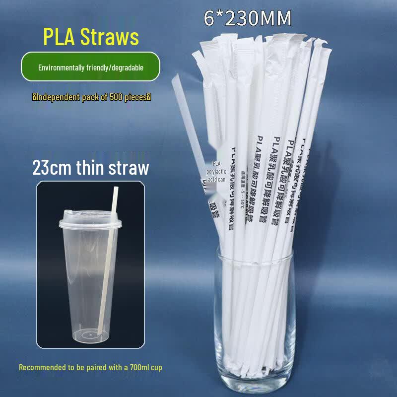 Individually Wrapped Disposable Beverage Straws