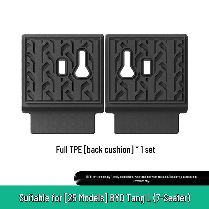 Customized TPE Floor and Trunk Mats for BYD Tang L 25, Including Seat Back Mats.