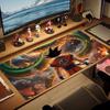 Dragon Ball Print  Cushion Non-slip Laptop Tablet Big Mousepad XXL Mat Mini PC Playmat With Lock edge