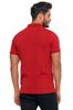 Men's Cotton Polo Shirt with Collar MORAJ M Burgundy