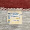 TOWNCRAFT 70s Vintage Short Sleeve Ringer Plain T-shirt L Gray Men's Used