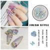 Nail Art Crystal Flower Shining Rhinestone Pearl Nail Sequin Rhinestone Manicure Decoration