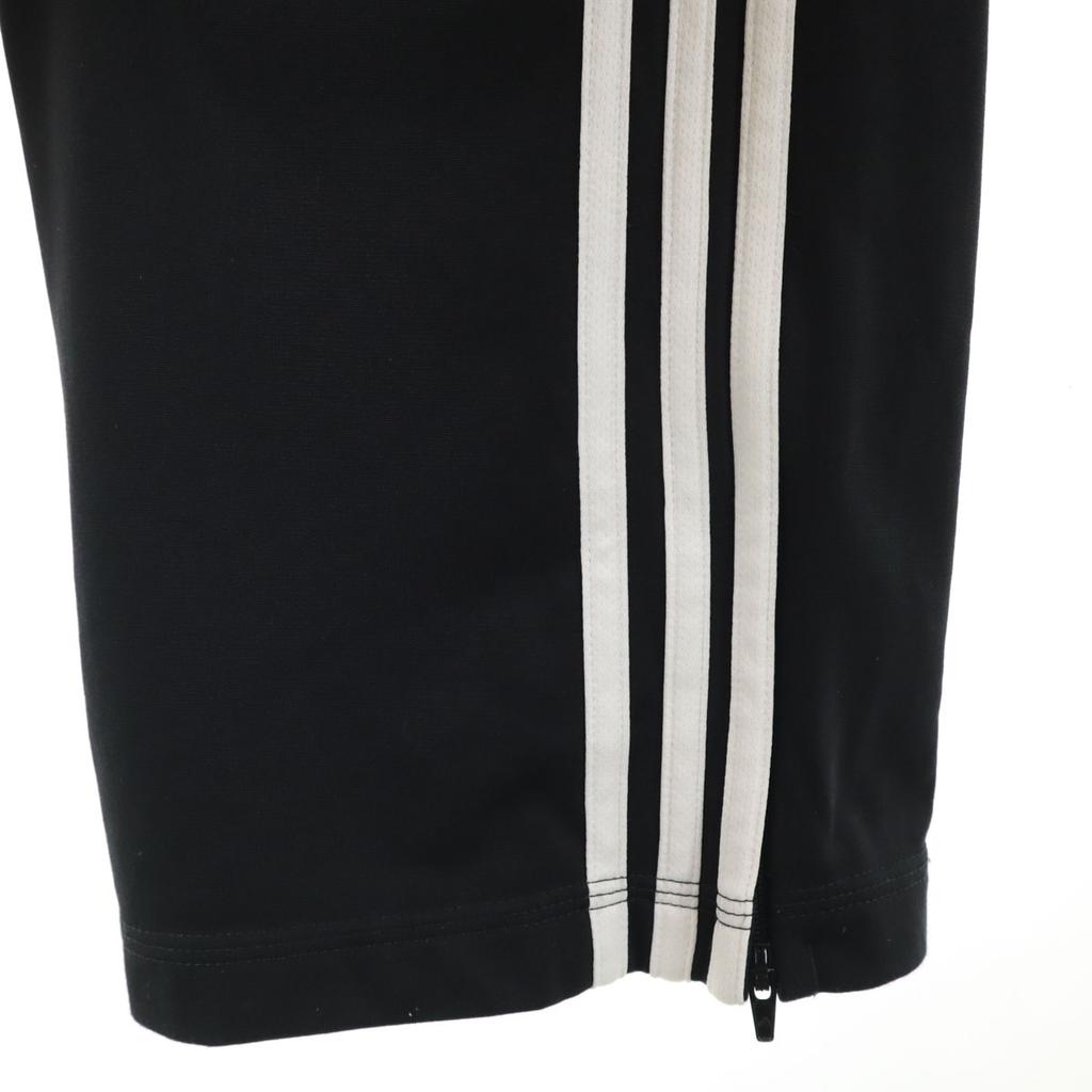 adidas Track jacket Setup M black Jersey with tricot lining and 3 stripes Men's Used