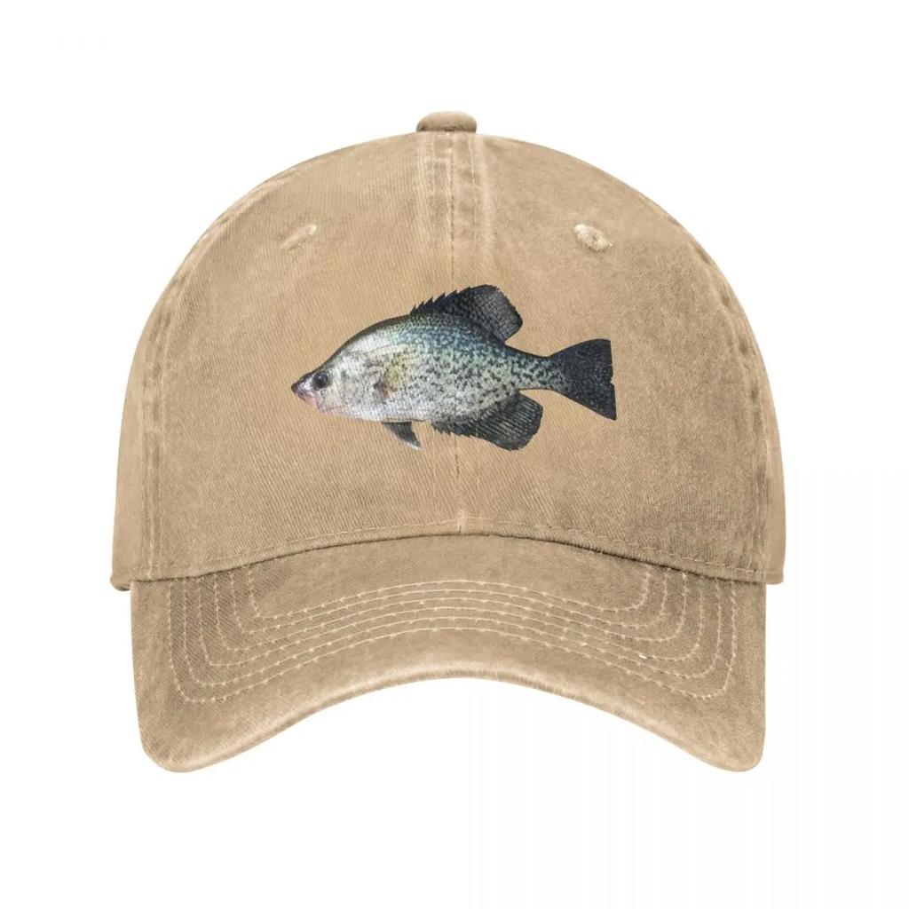 Mr Crappie Baseball Cap Christmas Hat Golf Hat Thermal Visor Dad Hat For Unisex Womens