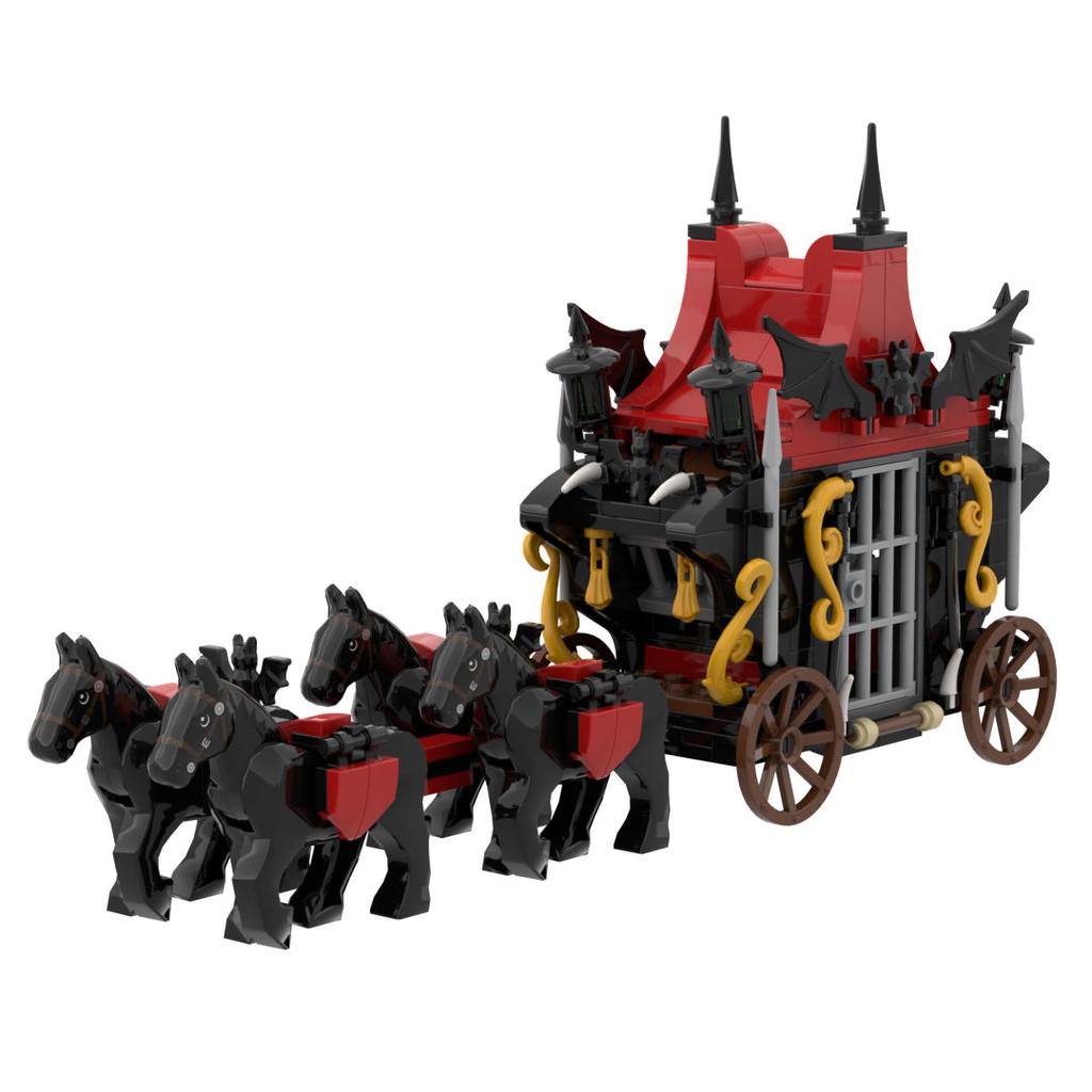 Wolf Knight Warrior Building Blocks – Medieval Castle Horse Soldier Toy with Sword, Axe, Bow, Shield & Cloak for Boys