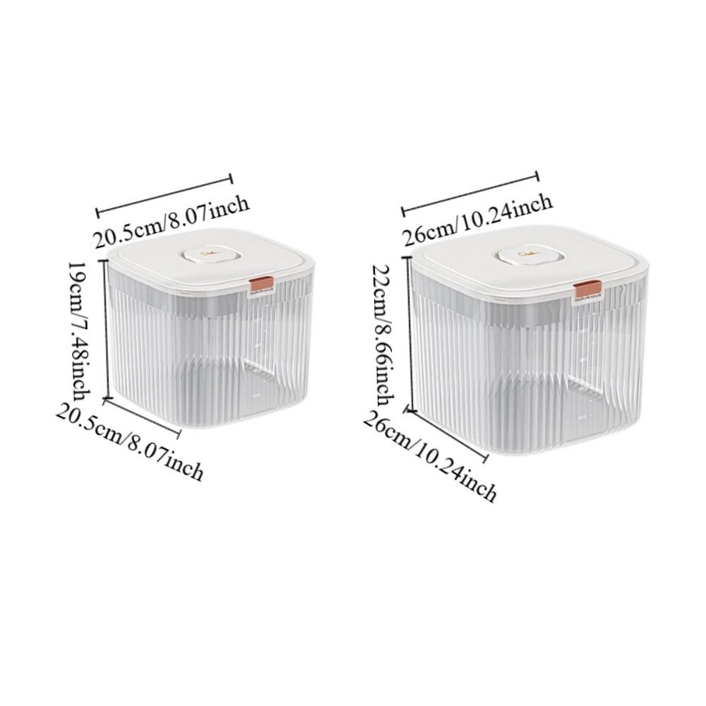 Sealed Dog Food Storage Container Transparent Pet Food Storage Barrel  Pet Supplies