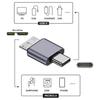 USB C to Micro B Extender Adapter 10Gbps USB3.0 Type C Female to Micro B Cable Extender for Laptop Phone Hard Drive Disk Samsung