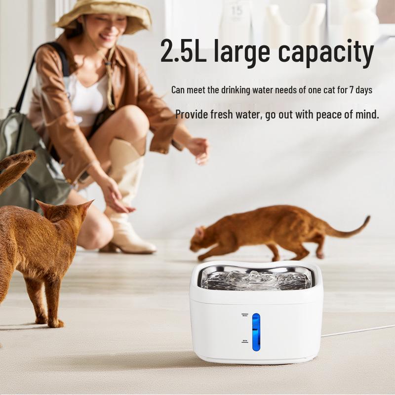 Smart Pet Water Dispenser: Automatic Drinking Fountain with Circulating Filter for Dogs and Cats