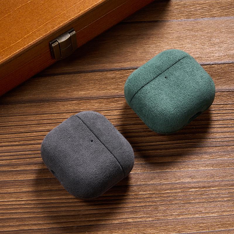 Case For Apple AirPods 4 Luxury Leather Protective Cover for New AirPods 4 Case Earphone Cases