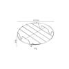 Air Fryer Backen Rack Metall Quadrat/Rund/Rechteck Ofen Grill Racks Airfryer Zubehör
