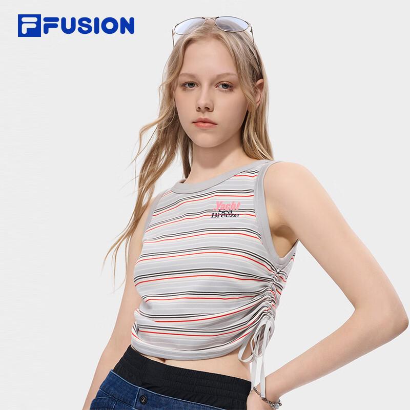 FILA FUSION Women s Striped Knit Vest L