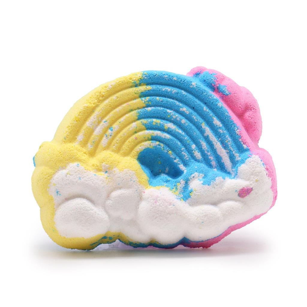 Bath Bomb Cloud Shaped Mango Scented Foaming 95g