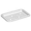 Soap Holder Aluminum Wall Mounted Kitchen Sponge Tray Shower Shelf Drain Storage Rack for Toilet