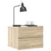 Nightstand Sonoma Oak 40x30x30 Cm Particleboard