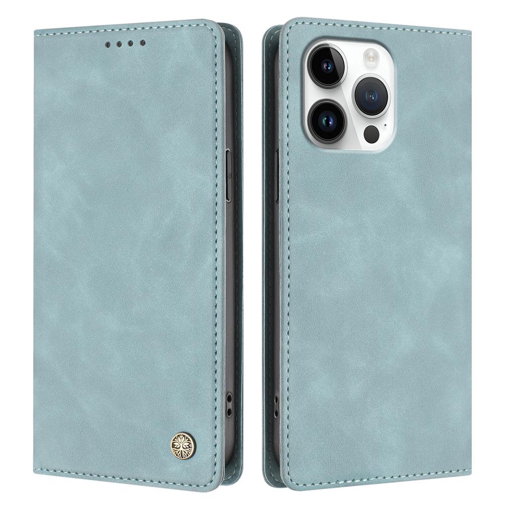 For iPhone 16 Pro Max HX Case RFID Blocking Wallet Stand Leather Flip Phone Cover